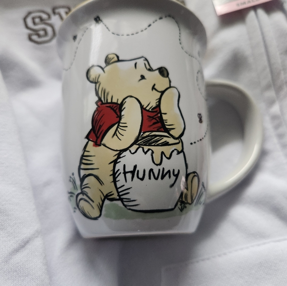 Winnie the pooh hoodie mug and lip glass all bnwt